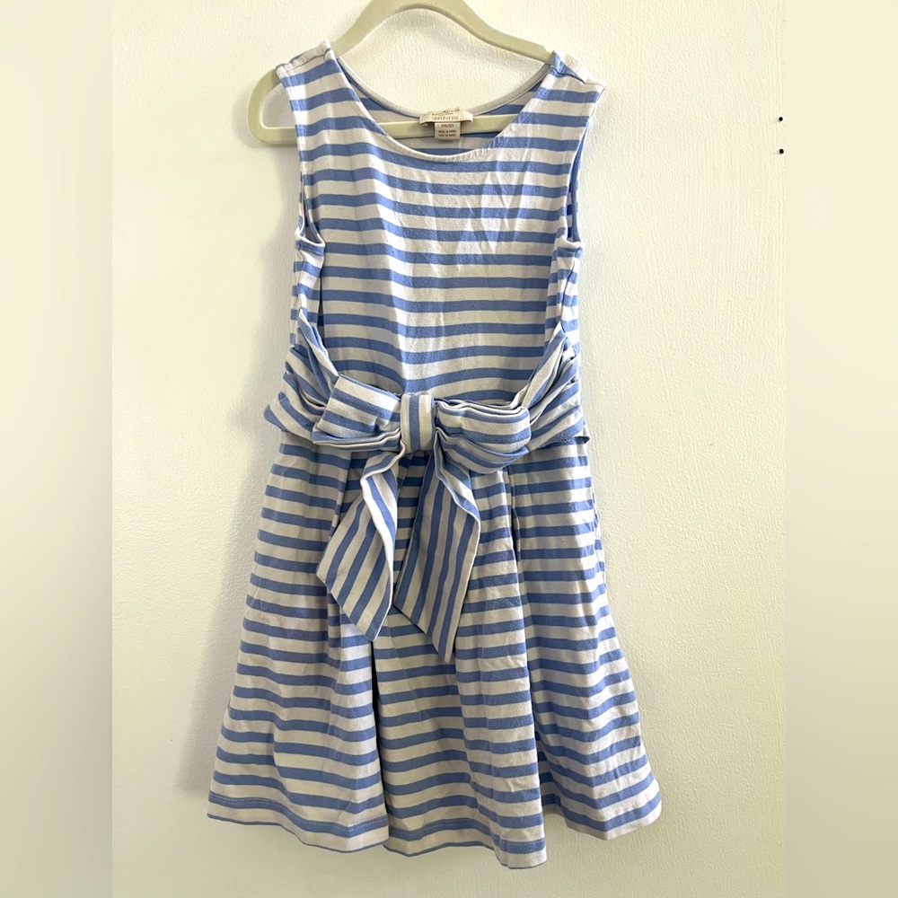 Kate Spade Kids Dress with Blue and White Stripes Sz 10